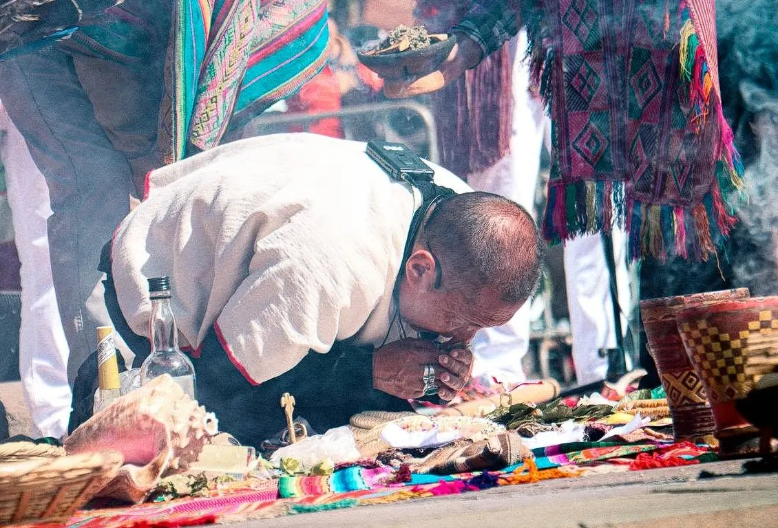 offering to Mother Earth (Pachamama)