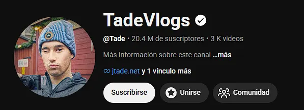 TadeVlogs — Vlogging Phenomenon (18.3M Subscribers)